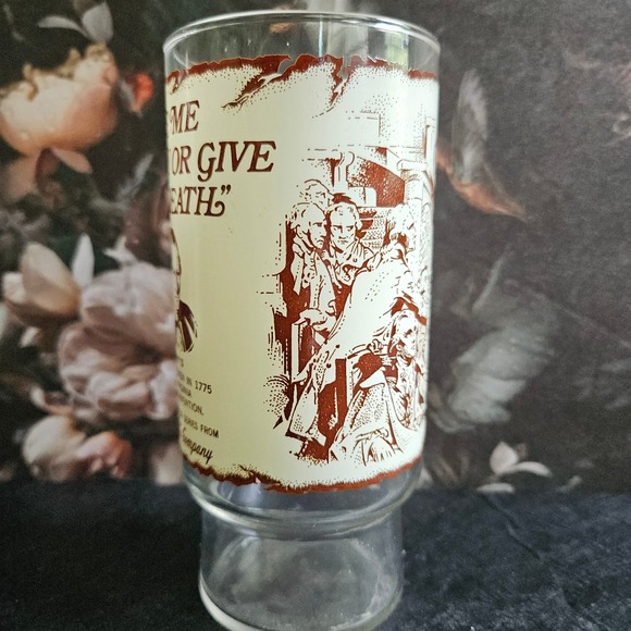 Vtg Coca-Cola Co PATRICK HENRY Give Me Liberty Heritage Collector Series Glass - Picture 4 of 10